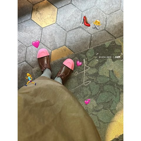 CamperJunction 换头棕色皮鞋