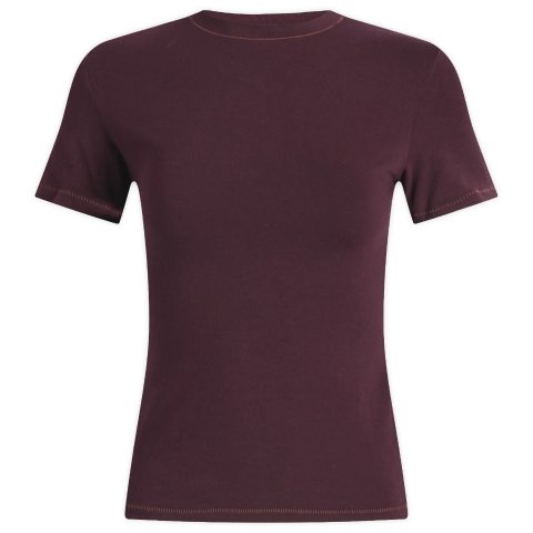 SKIMS 棉T恤 紫红色