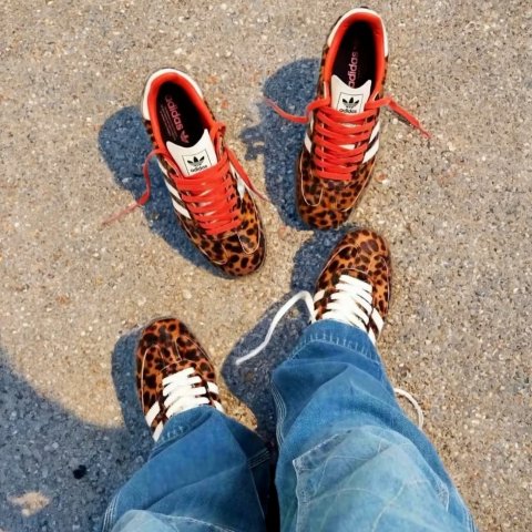 Samba OG 运动鞋 豹纹