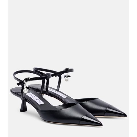 Aren 45 皮革高跟鞋