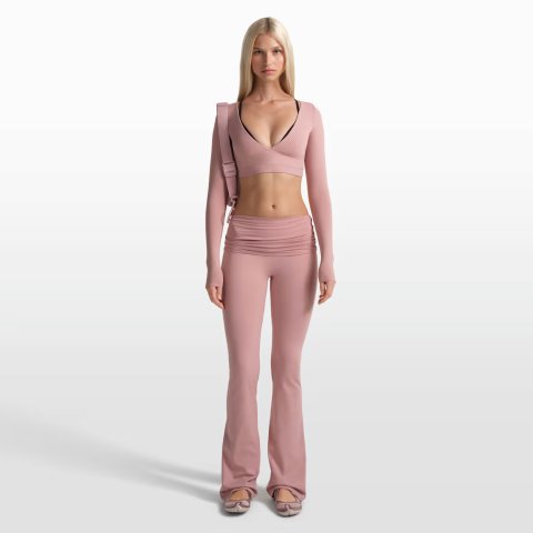 Nike SKIMS 女士喇叭裤 黑色