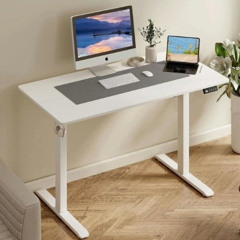 Levede 电动升降桌 110cm 白色