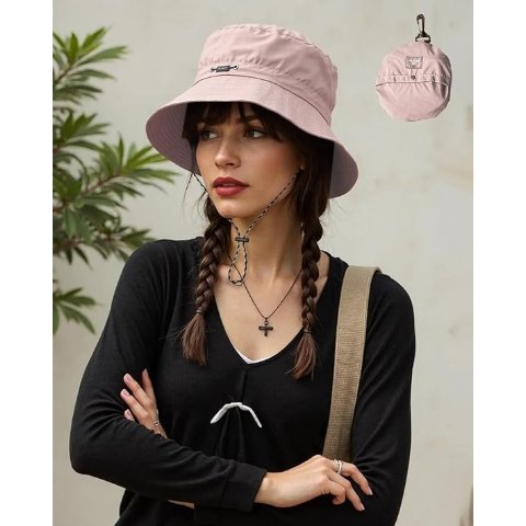 Packable 宽檐防水帽 折叠款