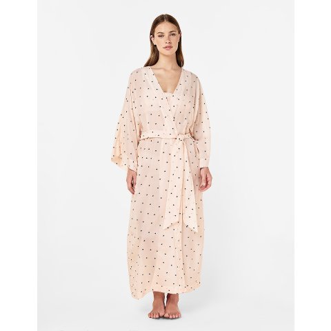 Hearts Maxi 和服长袍