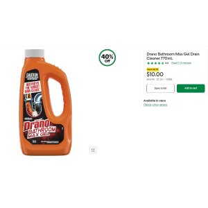 Drano 浴室清洁凝胶 770毫升