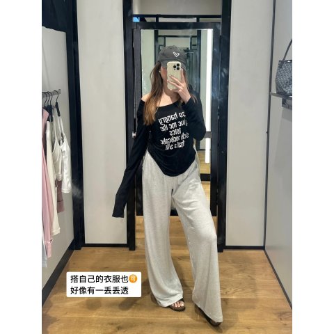 lululemonBeCalm 高腰阔腿裤 褶饰