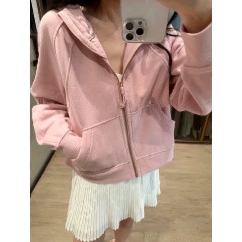 Scuba 烟熏粉/金拉链