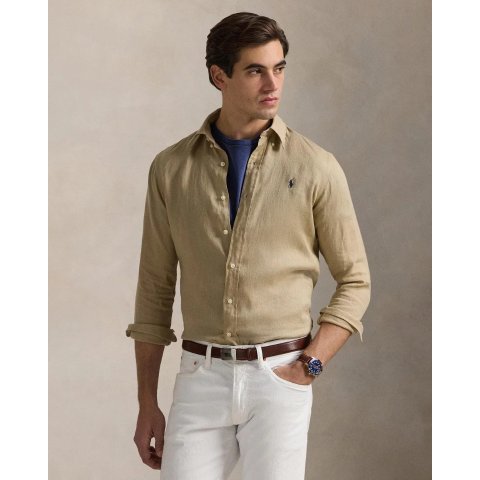 Custom Fit 亚麻衬衫