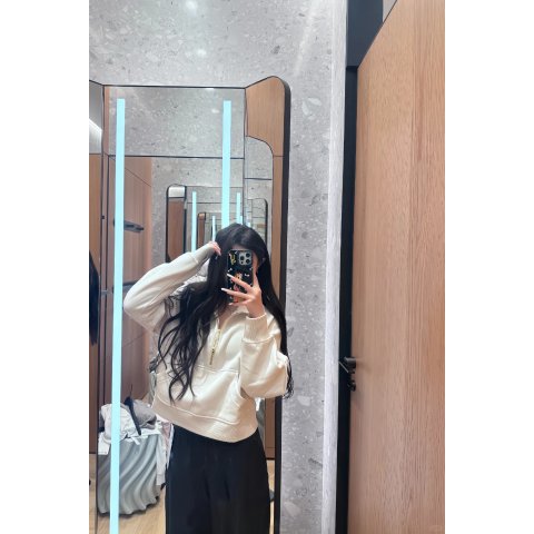 Scuba 半拉链 象牙白