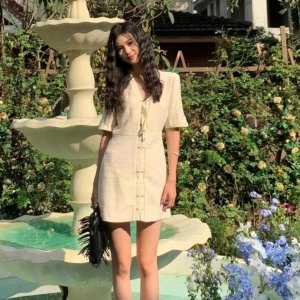 封面Maje小白裙$215