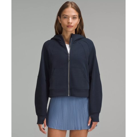 Scuba 宽松拉链连帽衫