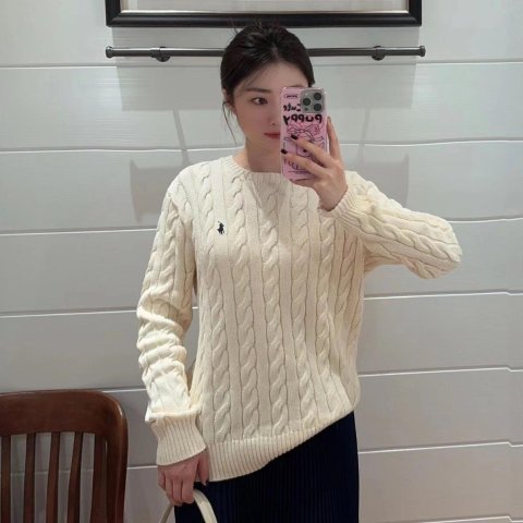 Polo Ralph LaurenCable-Knit 棉质毛衣