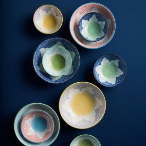 小碗 13.5x8cm浅蓝色