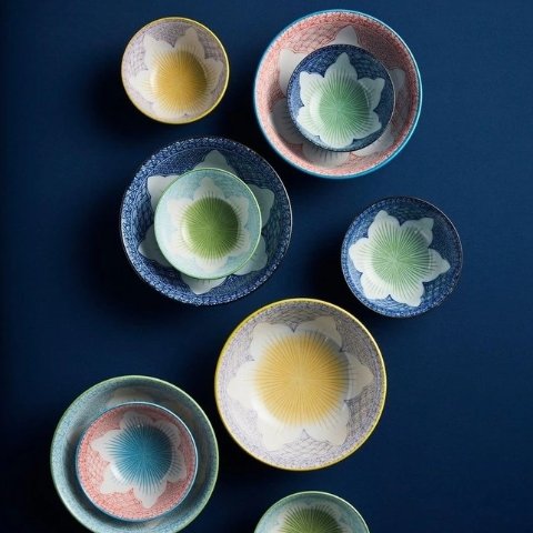 小碗 13.5x8cm浅蓝色