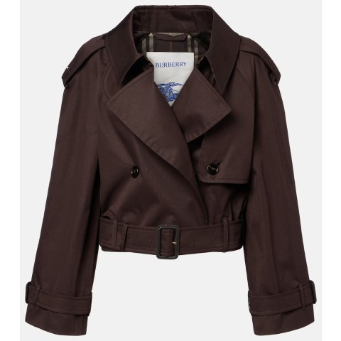 Cotton Gabardine 短款风衣夹克