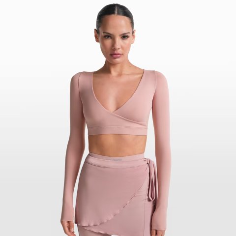 NikeNikeSKIMS 女士长袖包裹上衣