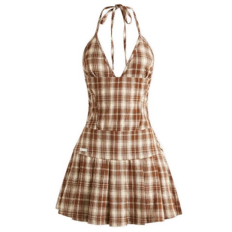 House of Sunny Hoxton 格纹连衣裙