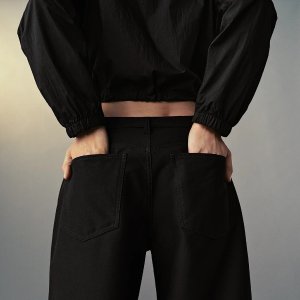 低腰阔腿裤常规版$179