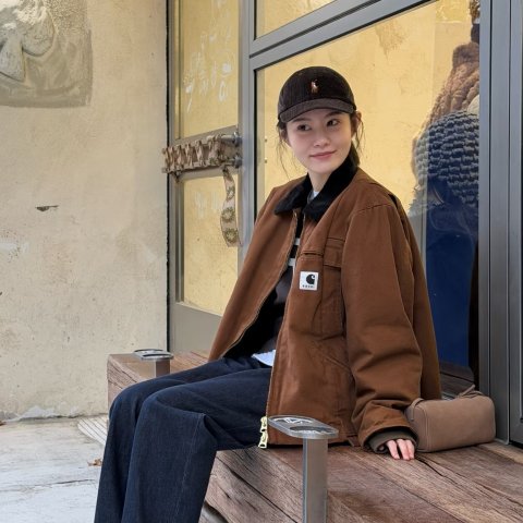 Sacai联名夹克 糖炒栗子色