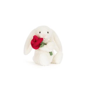Bashful Bunny 玫瑰中号毛绒兔