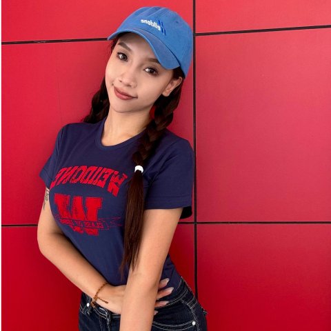 Navy 11印花修身T恤