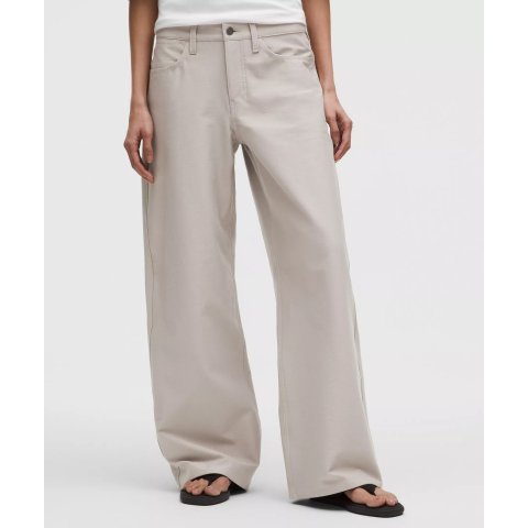 EasyFive 低腰阔腿裤 短款