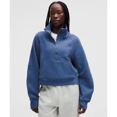 lululemonScuba 半拉链 杂色杰出蓝