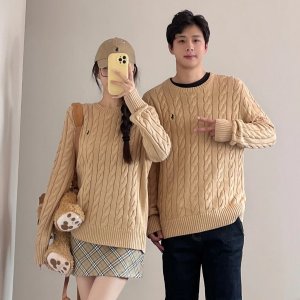 LS 针织绞花毛衣