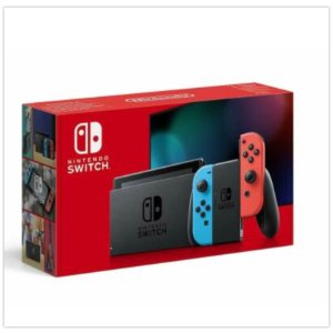 Nintendo Switch (新版本)  荧光红蓝配色续航升级版