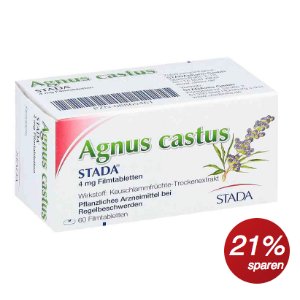 Agnus Castus圣洁莓排卵助孕片2个月装 指导价8.69欧，折后3.49欧+新用户减5欧！