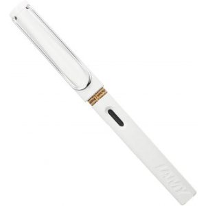 听说少女都爱这个颜色啊 LAMY 白色Safari F笔尖钢笔，折后仅售15.44欧