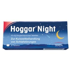 德国Hoggar Night短期助眠安神片20粒装指导价11.97欧，折后5.75欧