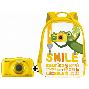 NIKON Coolpix W 100 儿童防水防摔数码相机+送儿童书包 指导价179欧 现价99欧