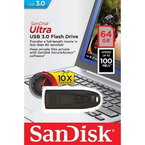 SanDisk 64G的U盘指导价26.99欧，折后只要10.99欧就能带走！