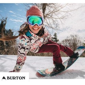 滑雪Burton滑雪服饰、配件等3折起！！反季快囤装备！