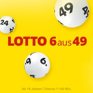 3注Lotto 49选6只要1欧！！每周三和周六开奖，本轮奖金900万欧元！