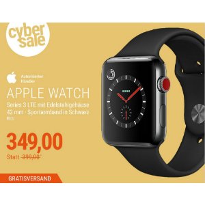 Apple Watch Series 3 LTE 指导价399欧 折后349欧免邮