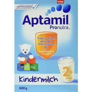 爱他美 Aptamil 2+ 奶粉600 g5盒装，售价44欧！平均盒8.8欧，适合24个月以上宝宝服用！