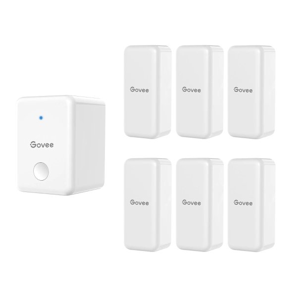 Govee Wi-Fi 数字温度湿度计 1WiFi网关+6传感器