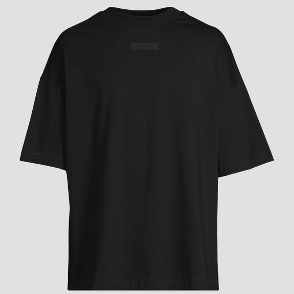 Essentials 短袖纯黑 T-Shirt