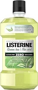 Listerine 绿茶味低酒精漱口水1升装 清新好口气