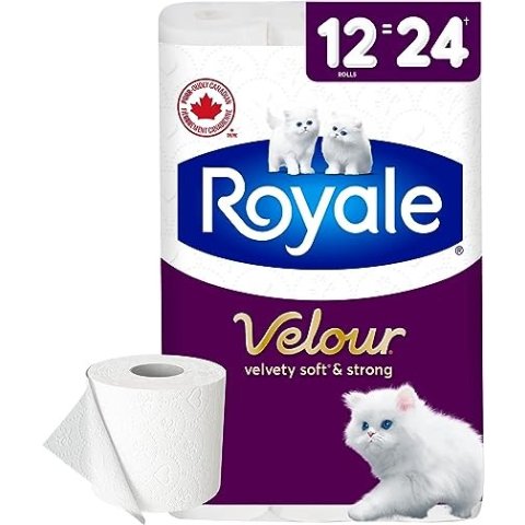 Royale Velour 加厚卫生纸 12大卷 相当于24卷 