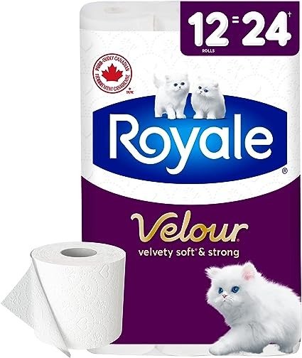 Royale Velour 加厚卫生纸 12大卷 相当于24卷 