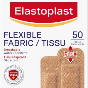 Elastoplast 创可贴(50 条装)，2 种尺寸 附着力强 | 透气+防水材质