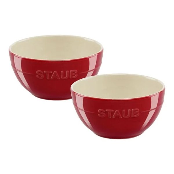 Staub Ceramique 2 件套陶瓷碗套装