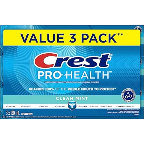 Crest Pro-Health 清爽薄荷牙膏130ml 3件装