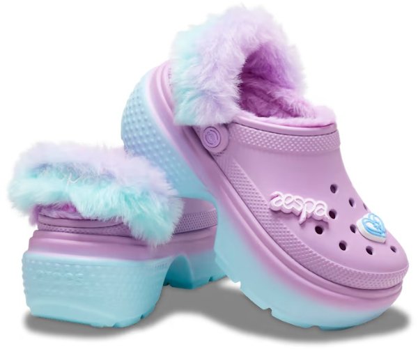 Aespa X Crocs 联名加绒雪屋