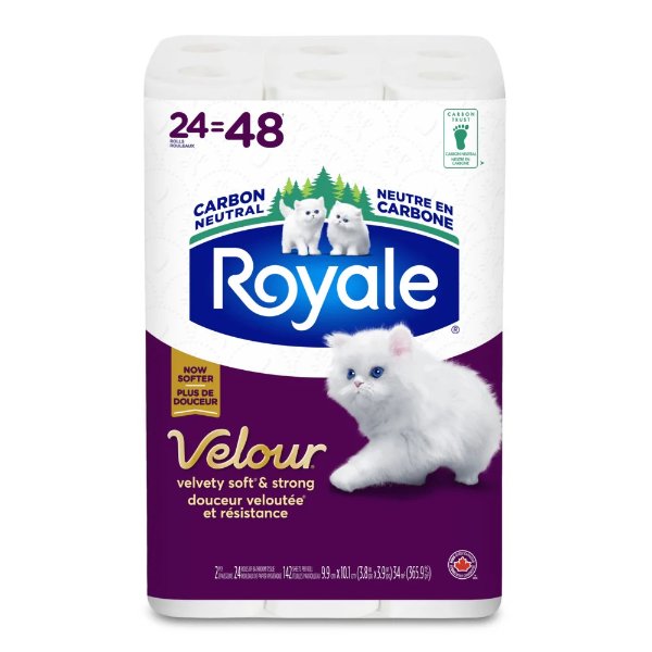 Royale Velour 厕纸 24=48