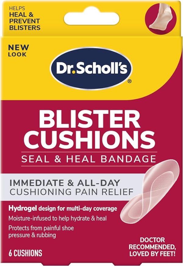 Dr. Scholl's 防磨脚踝凝胶保护贴 6片 