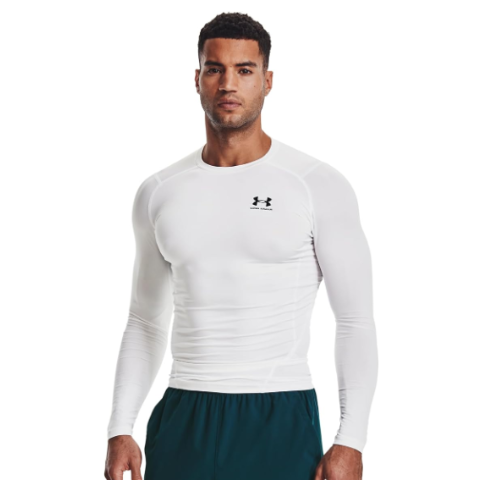 $27.99(org $51.95)Under Armour Heatgear 男款长袖压缩衣 黑白都减 超轻超舒服